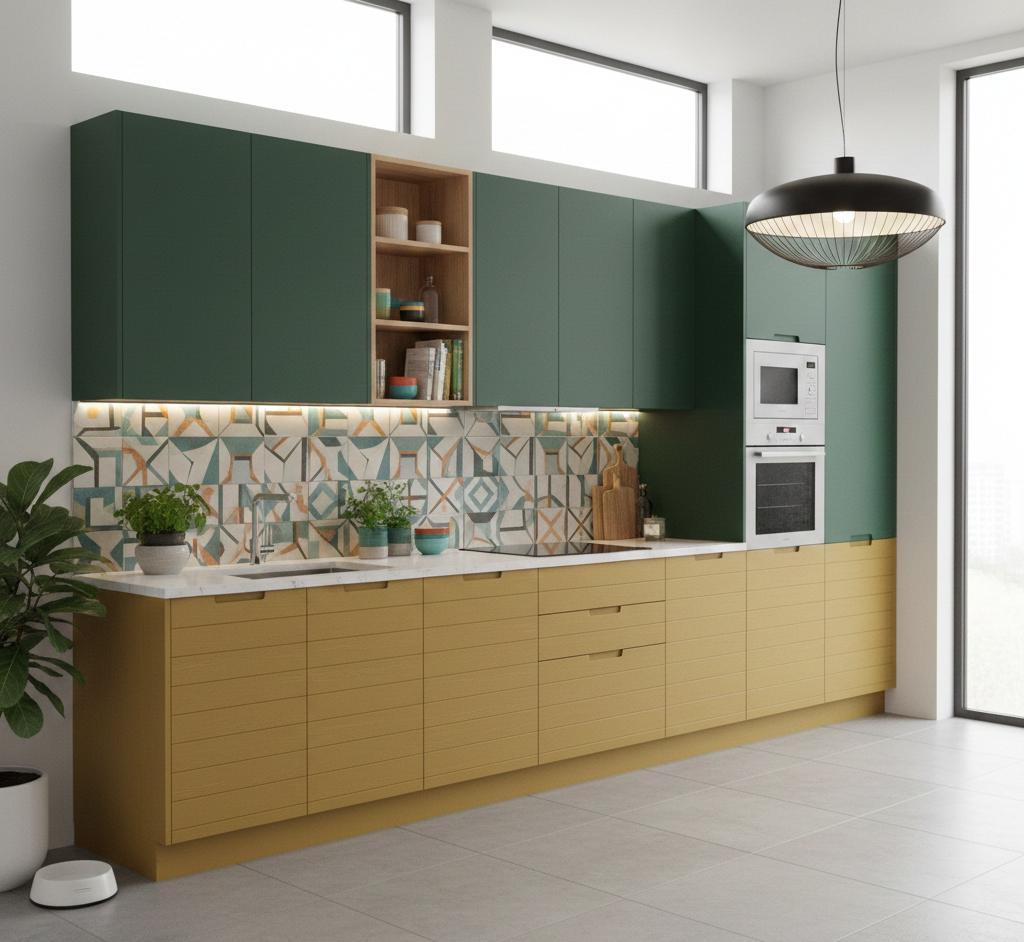 Straight Modular Kitchen