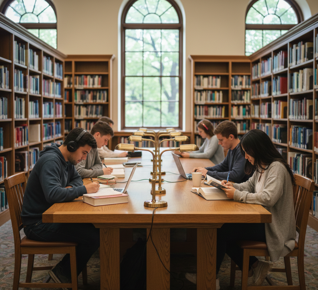 Library Reading Tables