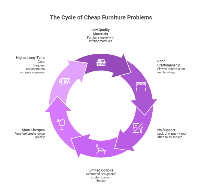 5 Reasons to Avoid Cheap Furniture Market in Delhi 