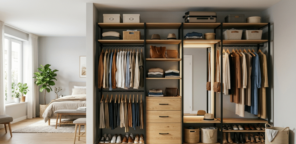 Open Modular Wardrobe Design