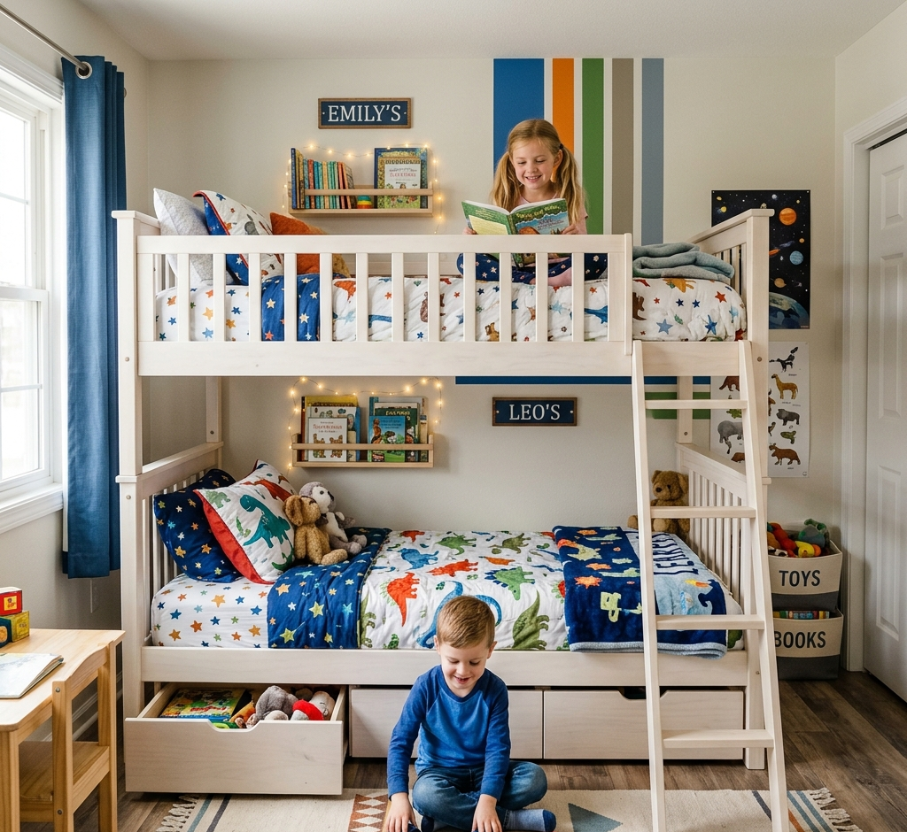 Bunk Beds for Shared Bedrooms