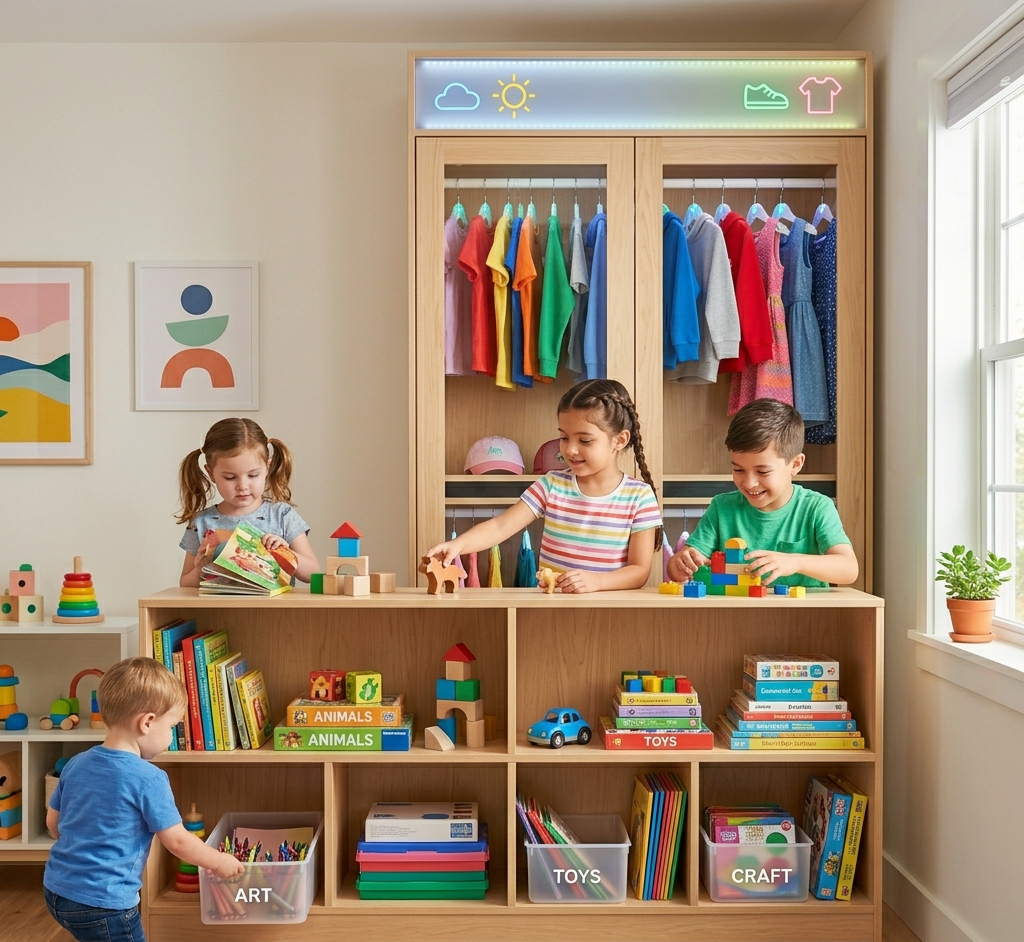 Open Shelving for Easy Access