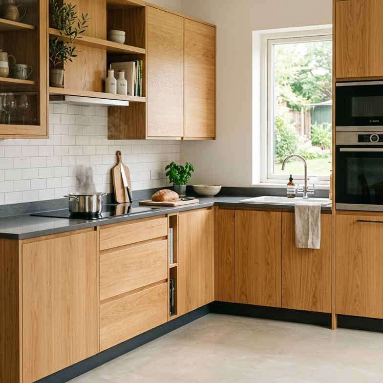 Modular Wooden Kitchen Furniture