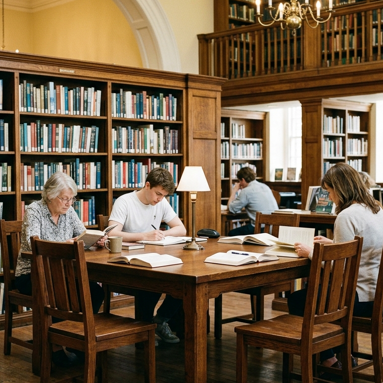 Library Wooden Furniture